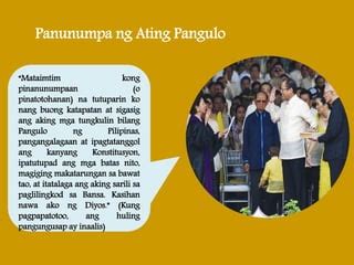PINANUNUMPAAN: Tagalog.